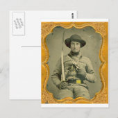 Rebbel Calvalryman Postkarte (Vorne/Hinten)