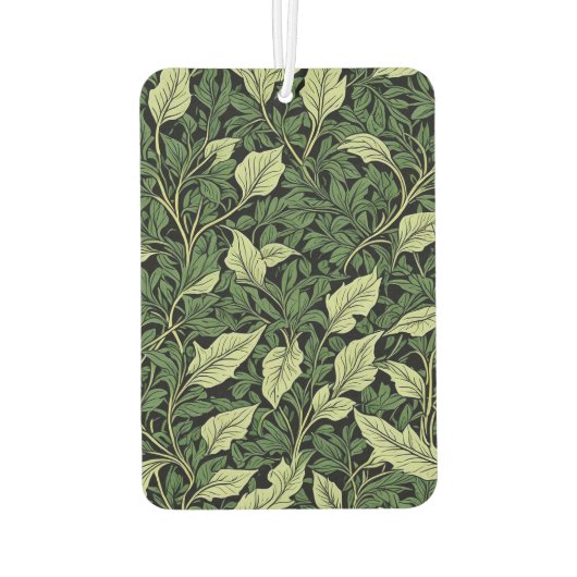 Rebcluster in Grünschattierungen Autolufterfrischer (Rückseite)