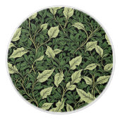 Rebcluster in Grünschattierungen Keramikknauf (Vorderseite)