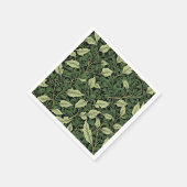Rebcluster in Grünschattierungen Serviette (Ecke)