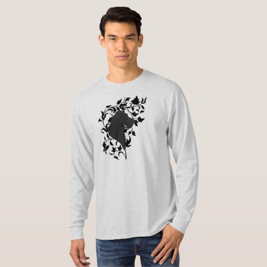 Rebe-Däne-Entwurf T-Shirt (Vorne ganz)