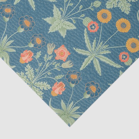 REBE-MUSTER mit MOHNBLUMEN, Seidenpapier (Ausschnitt)