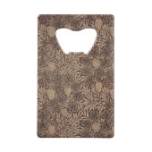 "Rebe" Tapetenentwurf, 1873 Kreditkarten Flaschenöffner (Rückseite)