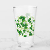 Rebe-u. -Kleeblatt-Klee St. Patricks Tages Glas (Vorderseite)