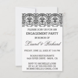 Rebe-Verlobungs-Party Einladung