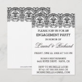 Rebe-Verlobungs-Party Einladung (Vorne/Hinten)