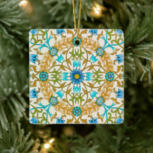 Rebe von William Morris, Vintage Textilkunst Keramikornament