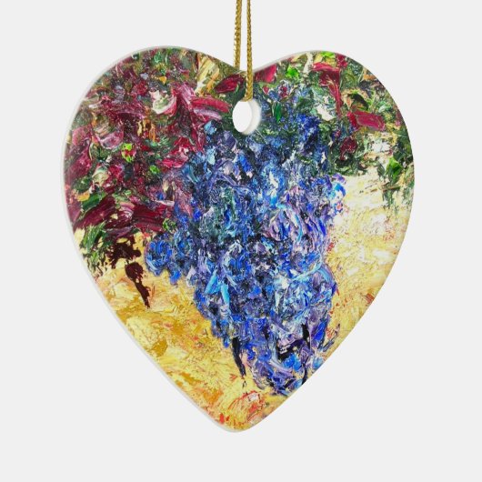 Rebe-Wein Keramik Ornament (Rechts)