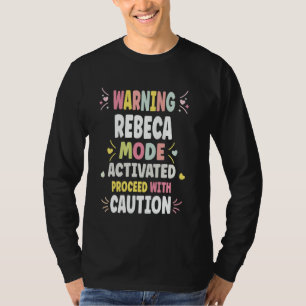 REBECA Personalisiertes Frauengeschenk Custom REBE T-Shirt