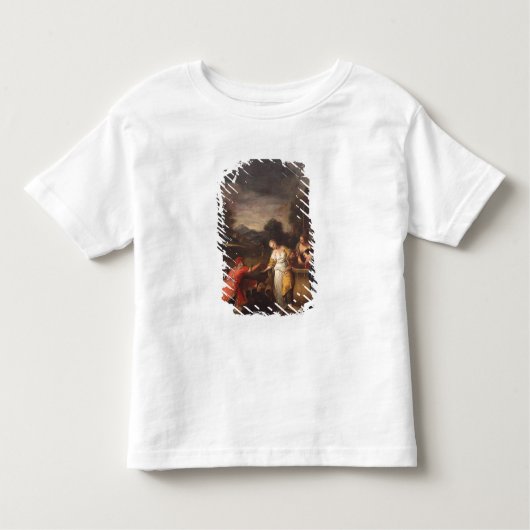 Rebecca am Brunnen Kleinkind T-shirt (Vorderseite)
