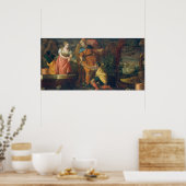 Rebecca am Brunnen - Veronese Fine Art Poster (Küche)