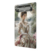 Rebecca an der Mini-Zwischenablage Mini Klemmbrett (Gewinkelt2)