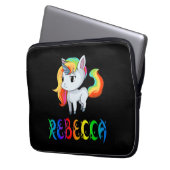 Rebecca Einhorn Laptopschutzhülle (Vorderseite Links)