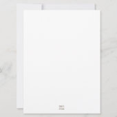 Rebecca - Klassische, formelle Einladung zur Hochz (Rückseite)