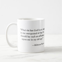 Rebecca-Krankenschwesterhexe-Probezitat: hohes Kaffeetasse