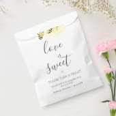 Rebecca Pink Heart Liebe ist süße Hochzeitscreme Geschenktütchen (Versiegelt)