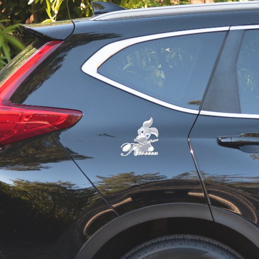 Rebecca Rabbit Sticker (Rückseite des Autos)