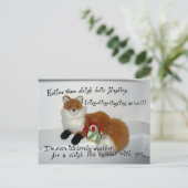 Rebecca und Amy in ... "Sleigh Bells" Postkarte (Stehend Vorderseite)