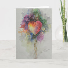 Rebecca's Heart Card für jeden Anlaß Karte