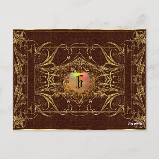 Rebeckae Corgi Viktorianisch Postkarte (Rückseite)