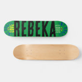 REBEKA 7 3/4" Skateboard Deck (Horizontal)