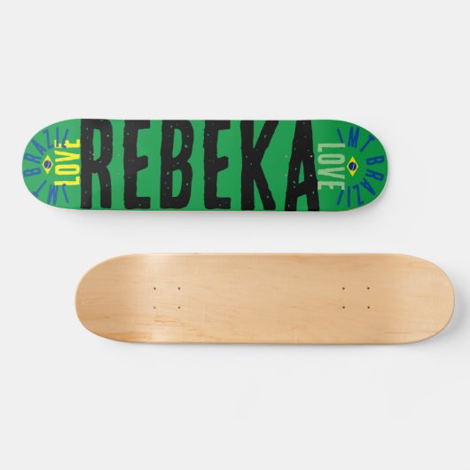 REBEKA 7 3/4" Skateboard Deck (Horizontal)