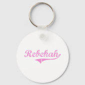 Rebekah Classic Style Name Schlüsselanhänger (Vorderseite)