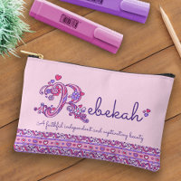 Rebekah Name beginnend mit R Girls Bleistift-Fall