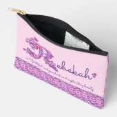 Rebekah Name beginnend mit R Girls Bleistift-Fall Zubehörtasche (Offen)