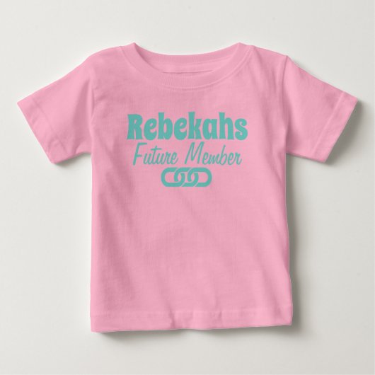 REBEKAHS - Künftiges Mitglied Baby T-shirt (Vorderseite)