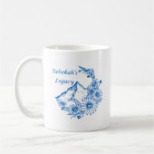 Rebekahs Legacy-Logo-Tasse Kaffeetasse (Links)