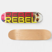 REBEL 8 1/4" Skateboard Deck (Horizontal)