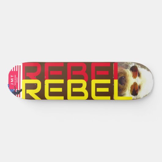 REBEL 8 1/4" Skateboard Deck (Horizontal)