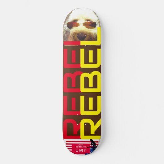 REBEL 8 1/4" Skateboard Deck (Vorderseite)