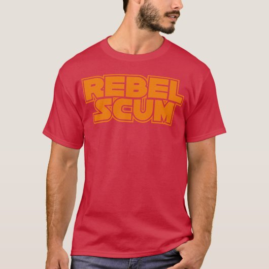 Rebel Abschaum Freunde Retro T-Shirt (Vorderseite)