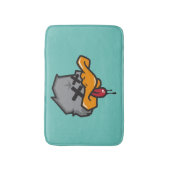 Rebel Duck  Badematte (Vorderseite Vertikal)