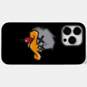 Rebel Duck Case-Mate iPhone Hülle (Rückseite (Horizontal))