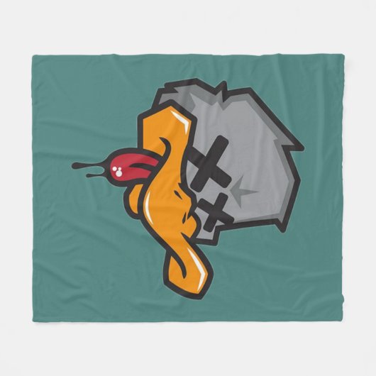 Rebel Duck Fleecedecke (Vorderseite (Horizontal))