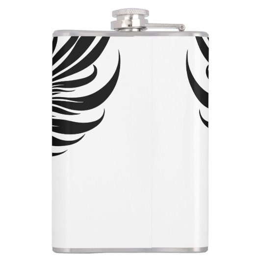 Rebel Flame - Phoenix Vinyl Flask Flachmann (Rückseite)