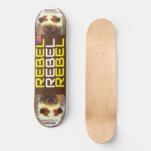 REBEL H P G 8 1/4" Skateboard Deck (Vorderseite)