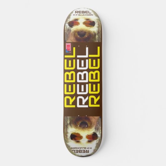 REBEL H P G 8 1/4" Skateboard Deck (Vorderseite)