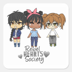 Rebel Hearts Society Aufkleber 1
