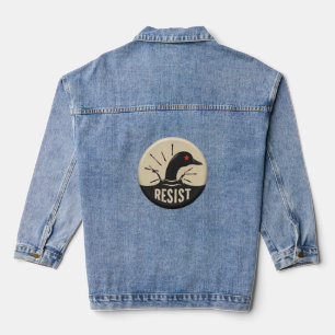 Rebel Loon Kopfsprung – Resist-Abzeichen Jeansjacke