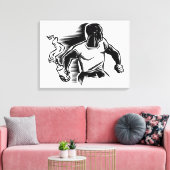 Rebel, Molotov Cocktail, Riots, Communist Style Leinwanddruck (Insitu (Wohnzimmer))