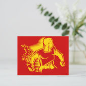 Rebel, Molotov Cocktail, Riots, Communist Style Postkarte (Stehend Vorderseite)