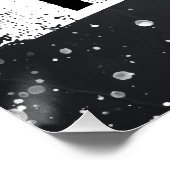 Rebel Muse in Neon Poster (Ecke)