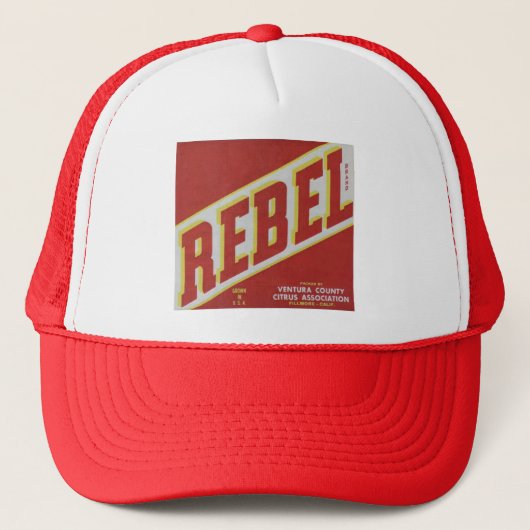 Rebel Oranges2 Truckerkappe (Vorderseite)
