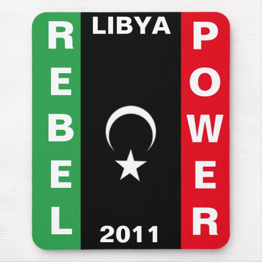 REBEL POWER LIBYA 2011 MOUSEPAD (Vorne)