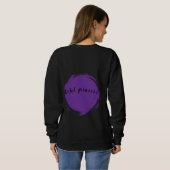 Rebel princess mood sweatshirt  (Schwarz voll)