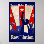 Rebel Restore Revolution Poster (groß) (Vorne)